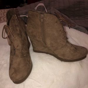 Target Heel Tie up Booties